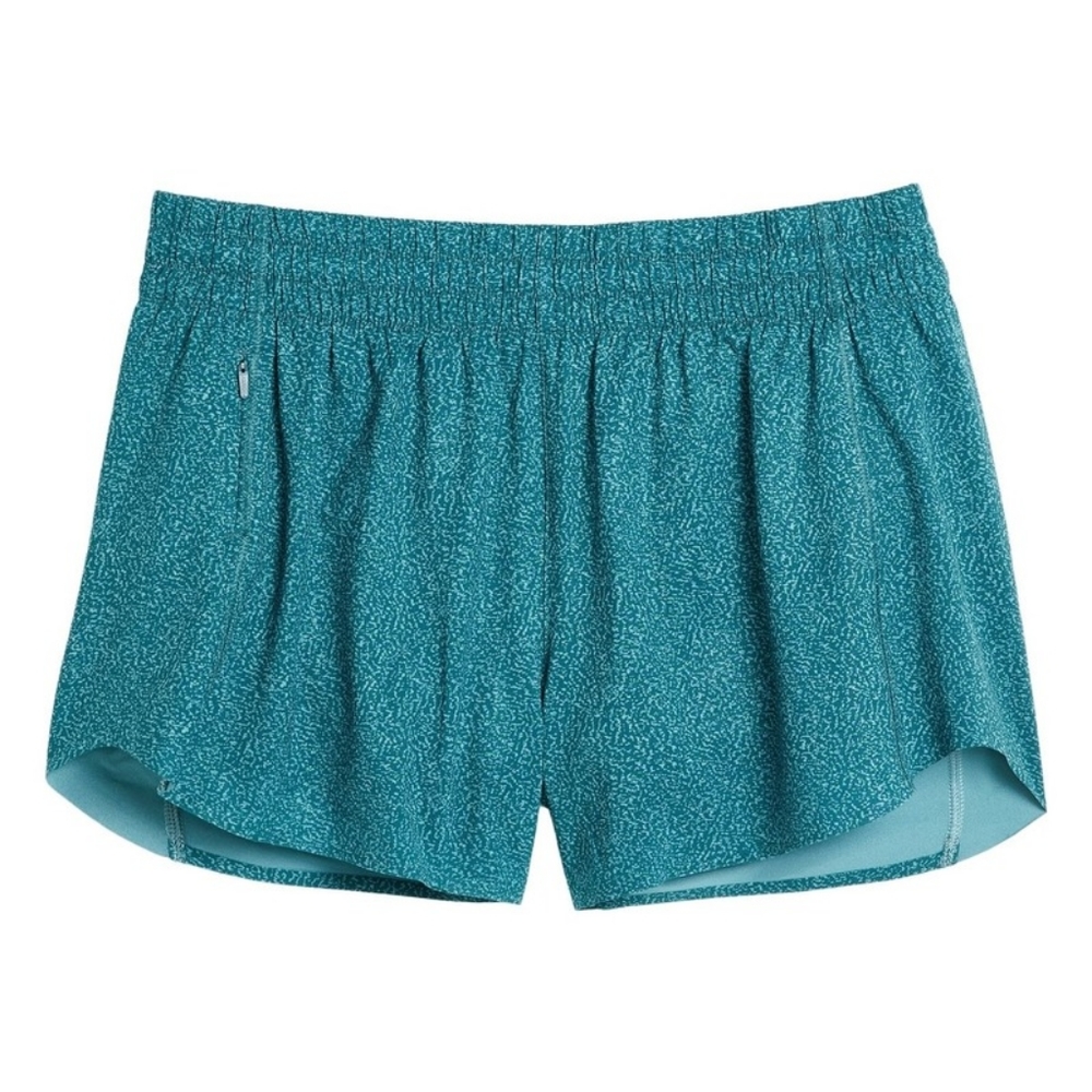 Athleta 3" Hustle short teal